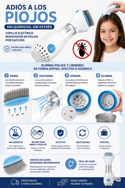 Aspiradora Quita Piojos y Liendres - Aspiramax Plus